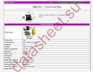 HBL2511 datasheet  